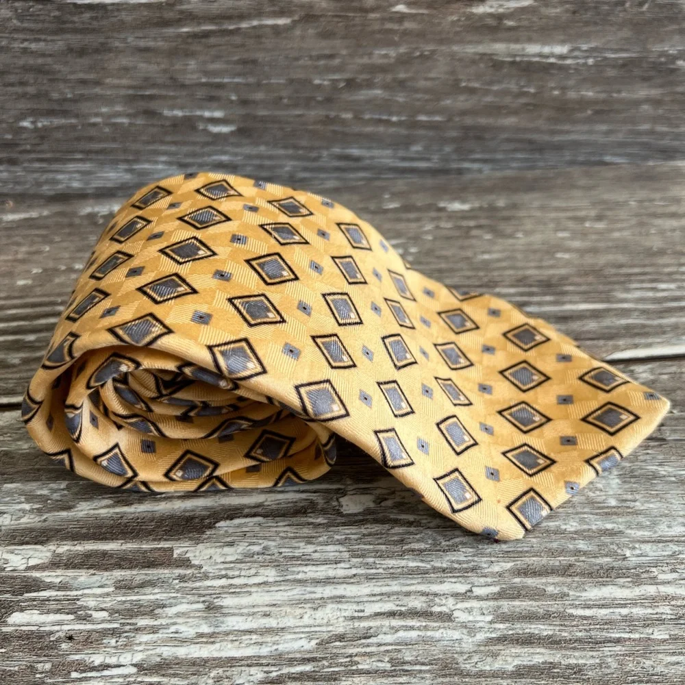 Bill‎ Blass NEO necktie men’s formal wear tie suit business print pattern silk